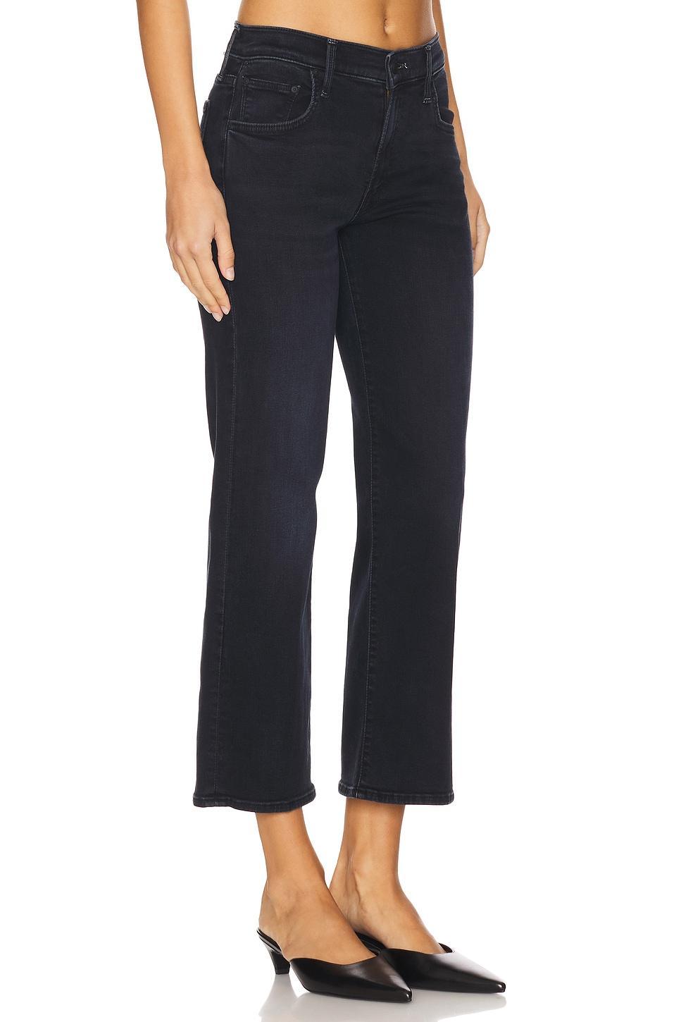 Petite Lil' Mid Rise Zip Rambler in Night MOTHER Product Image