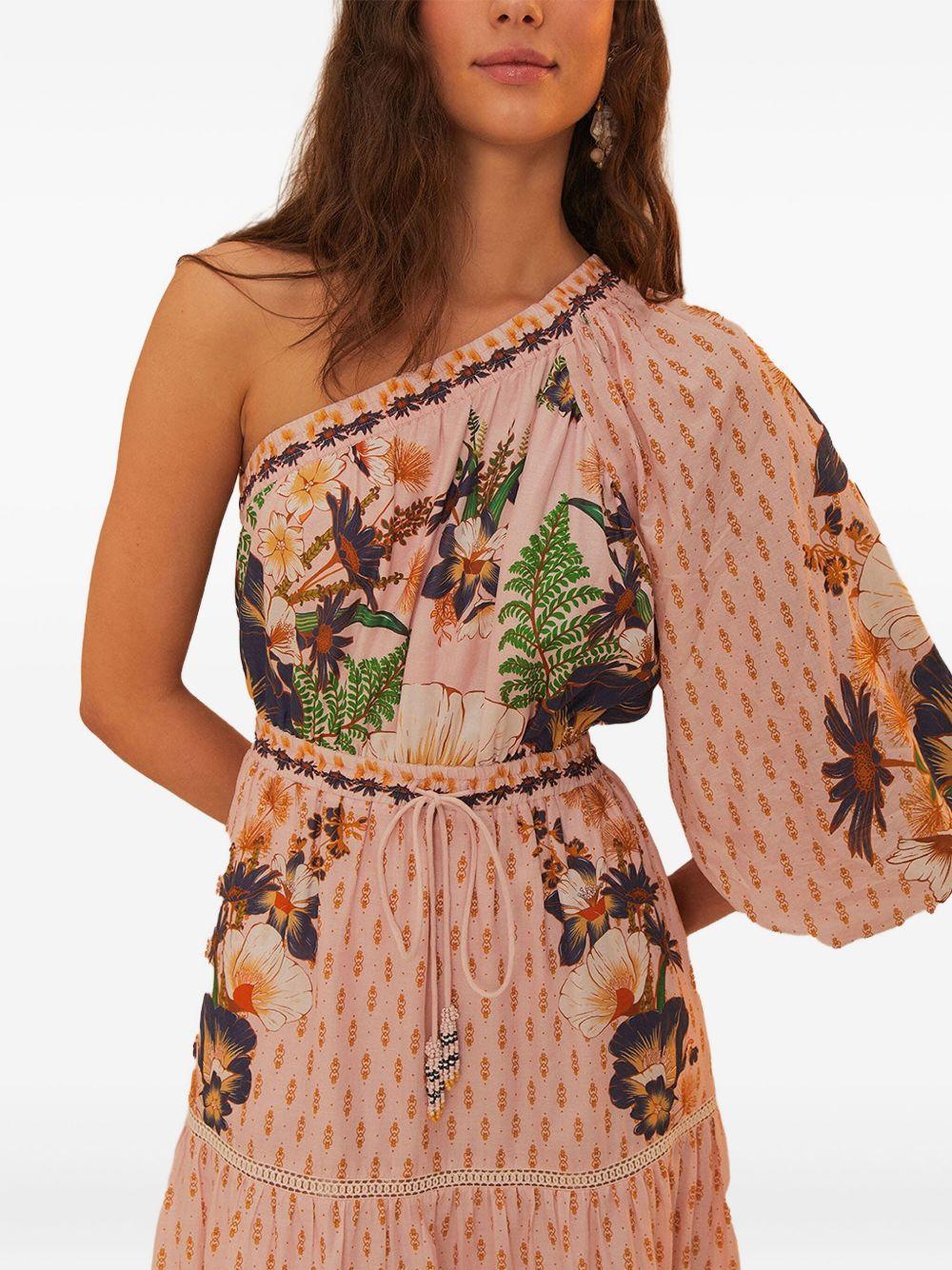 one-sleeve cotton dress Product Image