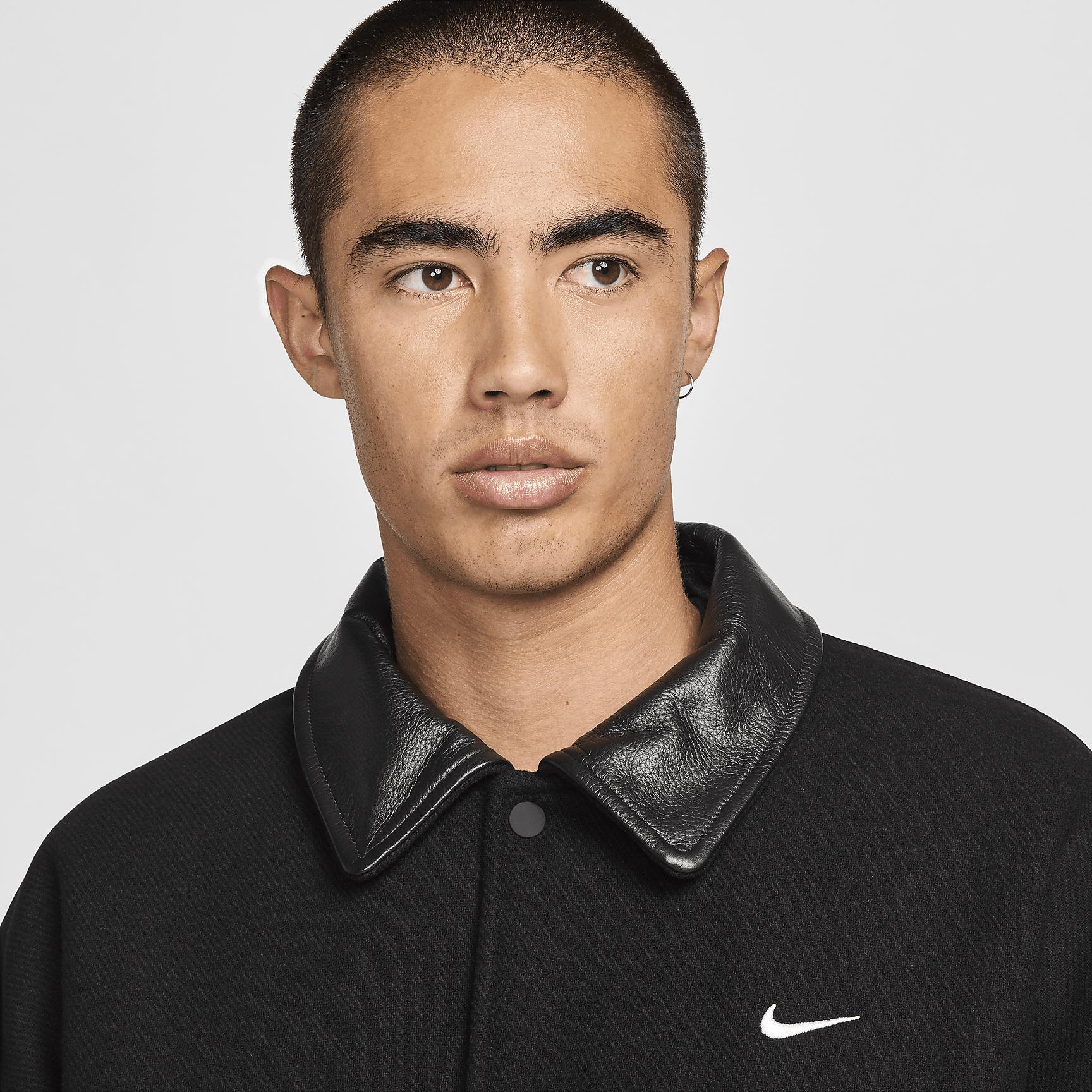 Nike Solo Swoosh Men's Wool Varsity Jacket Product Image