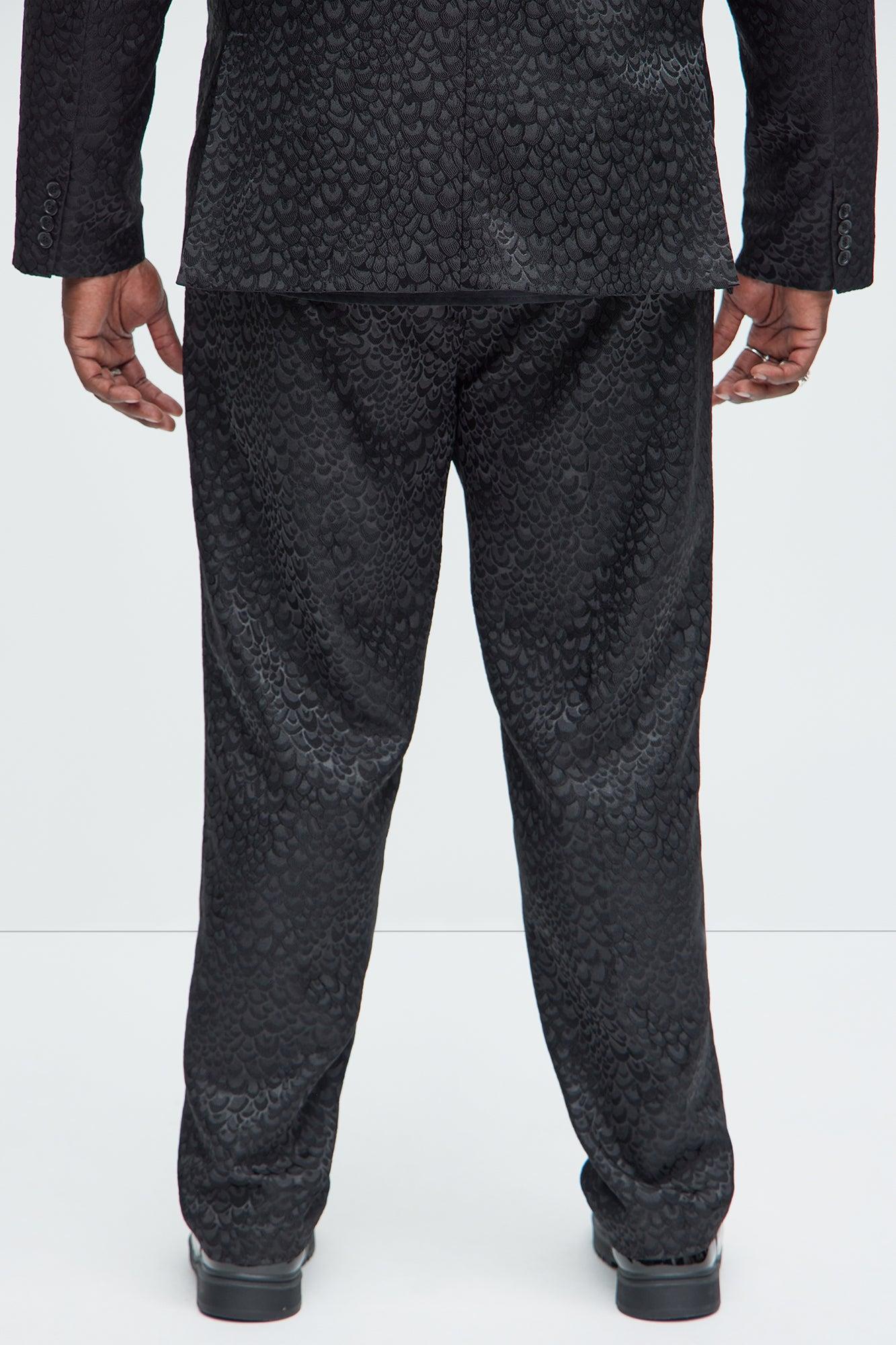 Leonardo Luxe Slim Trousers - Black Product Image