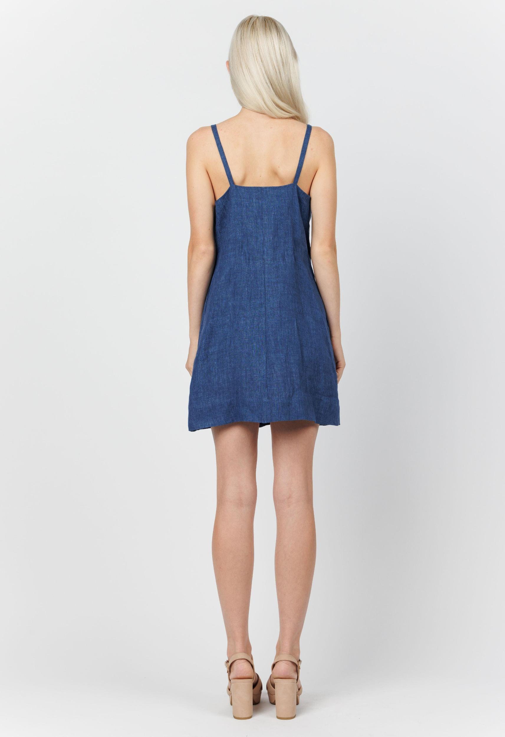 Safia Dress in Blue Product Image