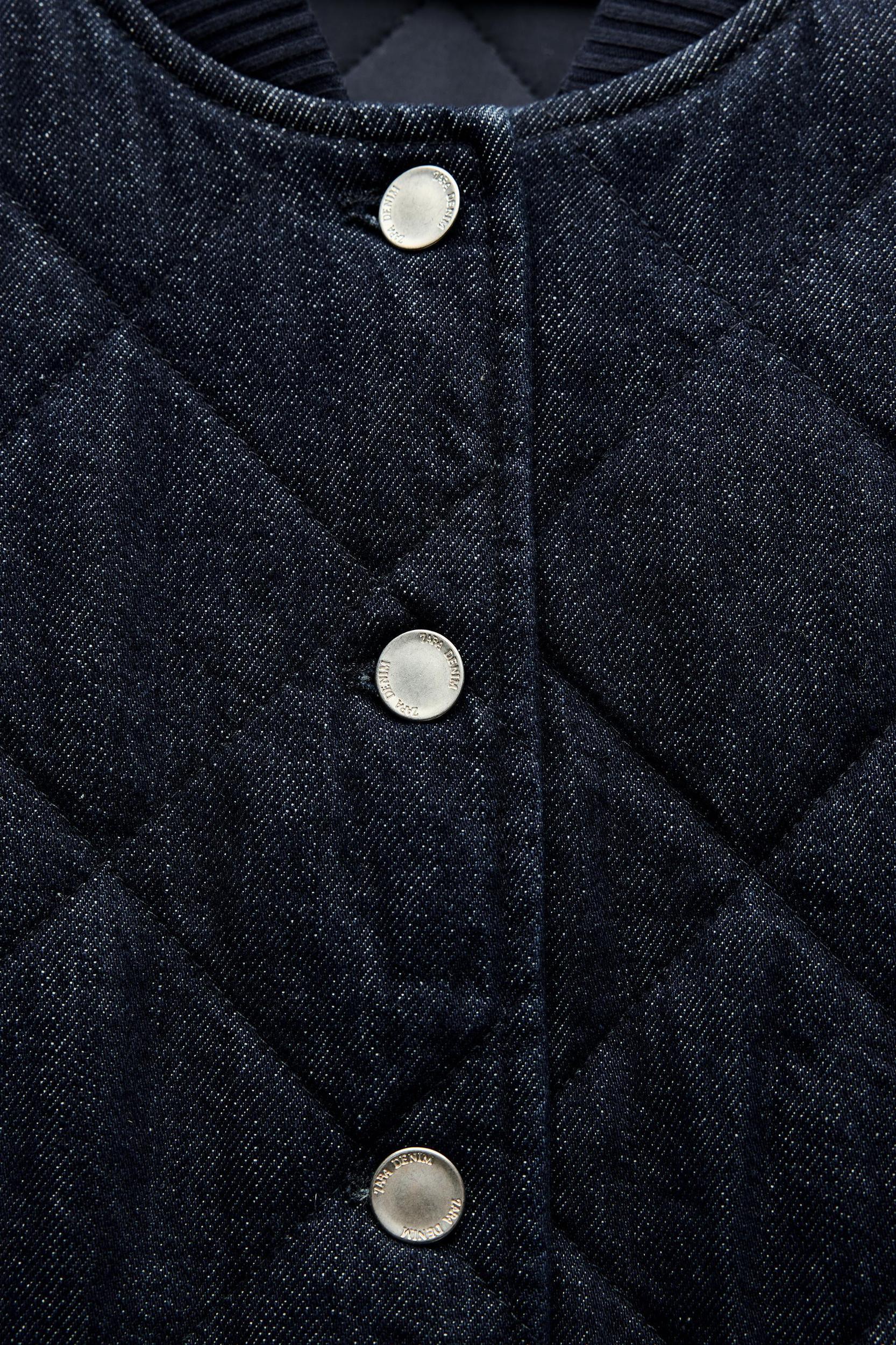 QUILTED DENIM JACKET Z1975 Product Image