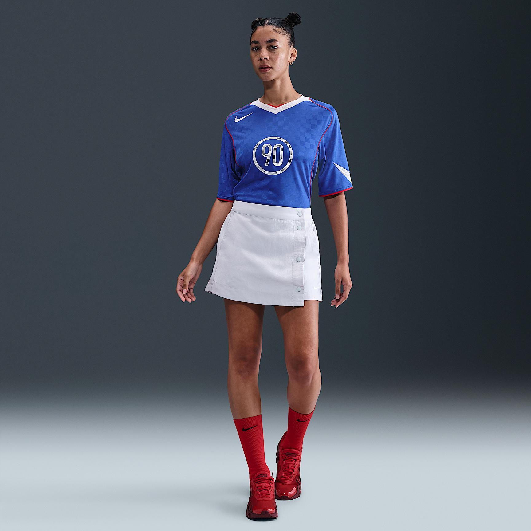 Nike Mens Total 90 Dri-FIT Soccer Jersey in Game Royal/White/Sport Red Product Image