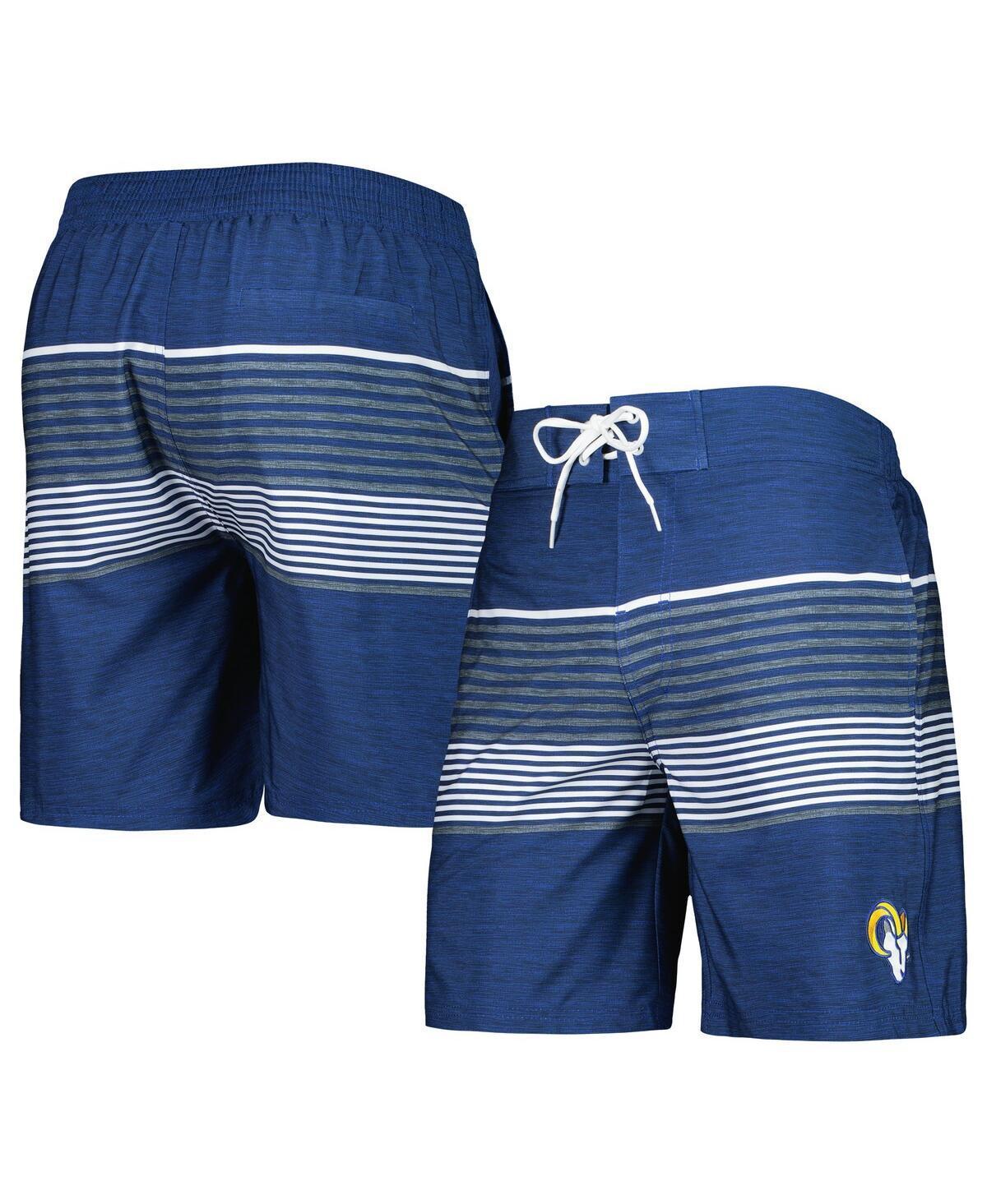 Men's G-III Sports by Carl Banks Royal Los Angeles Rams Coastline Volley Swim Shorts, Size: Medium, Blue Product Image