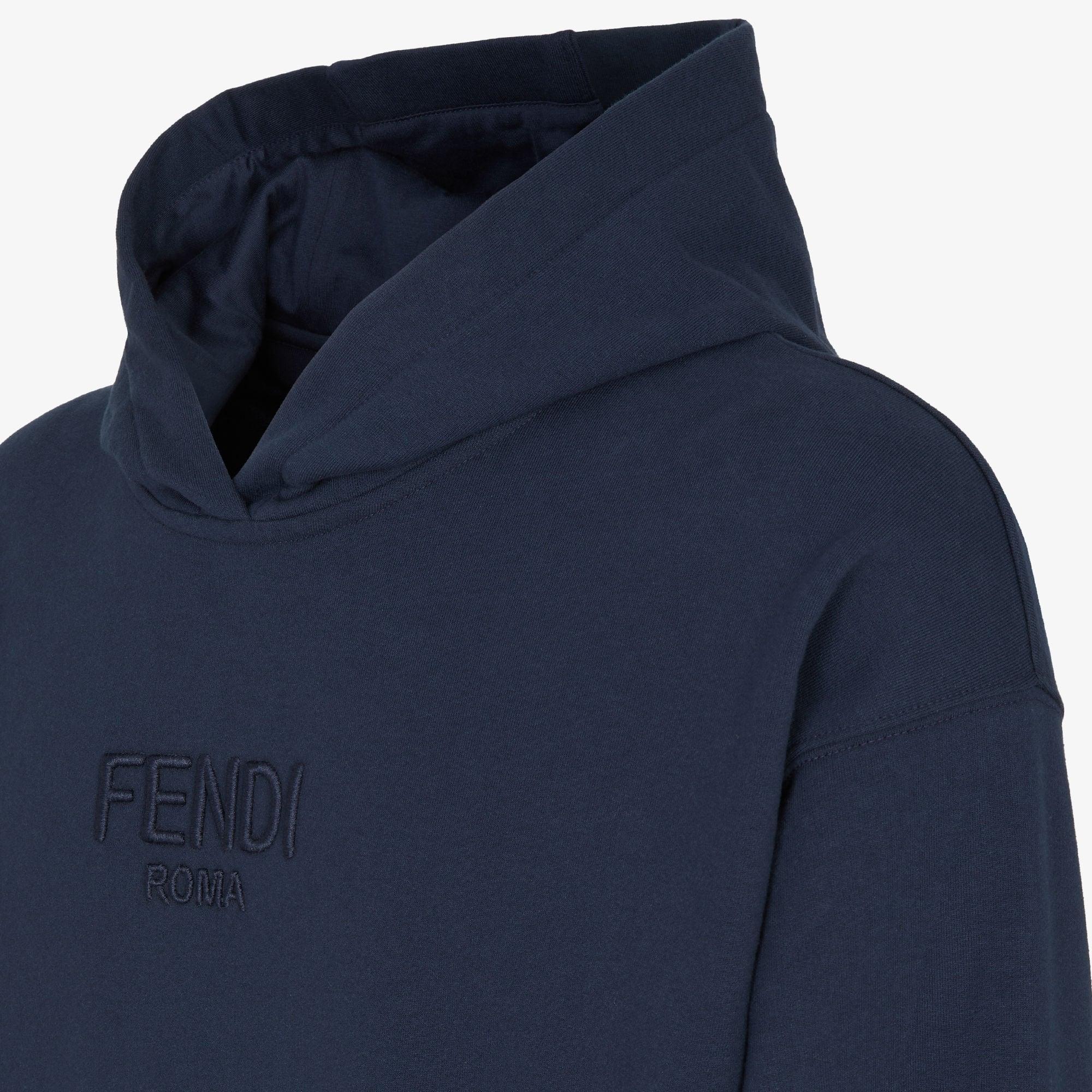 SweatshirtDark blue cotton sweatshirt Product Image