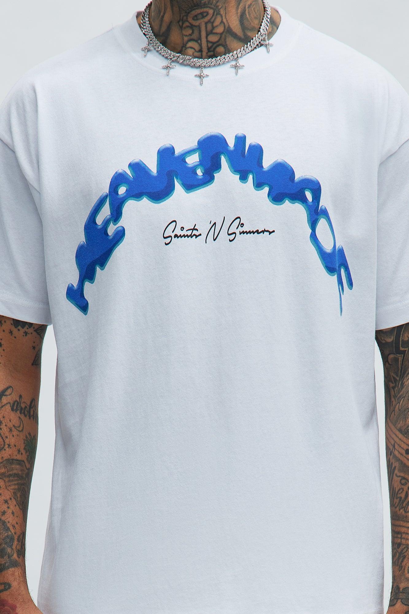 Heaven Made Oversized Short Sleeve Tee - White Product Image