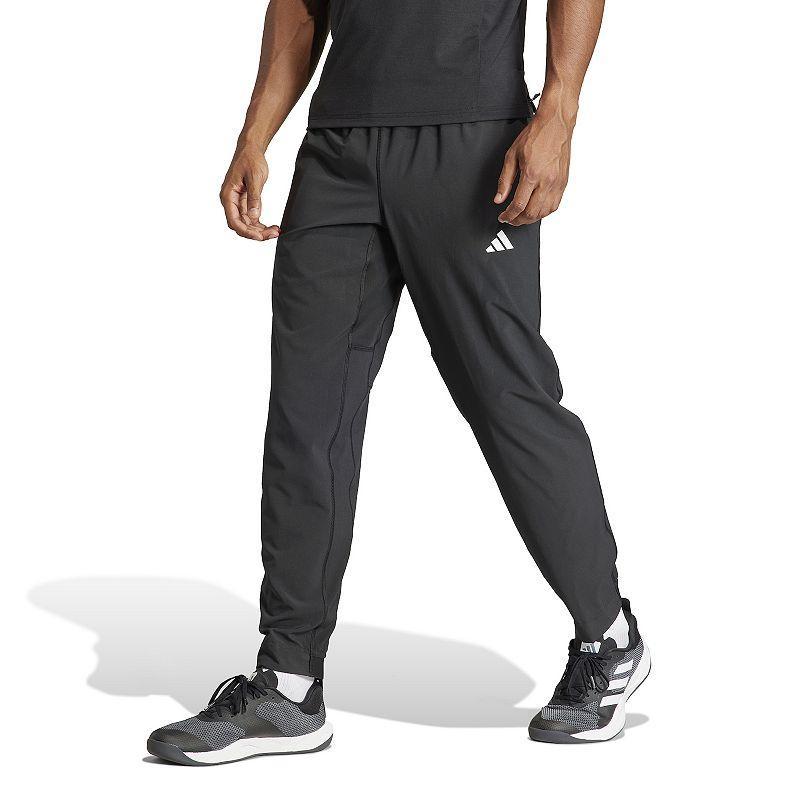adidas Training Essentials Training Woven Pants White) Men's Clothing Product Image