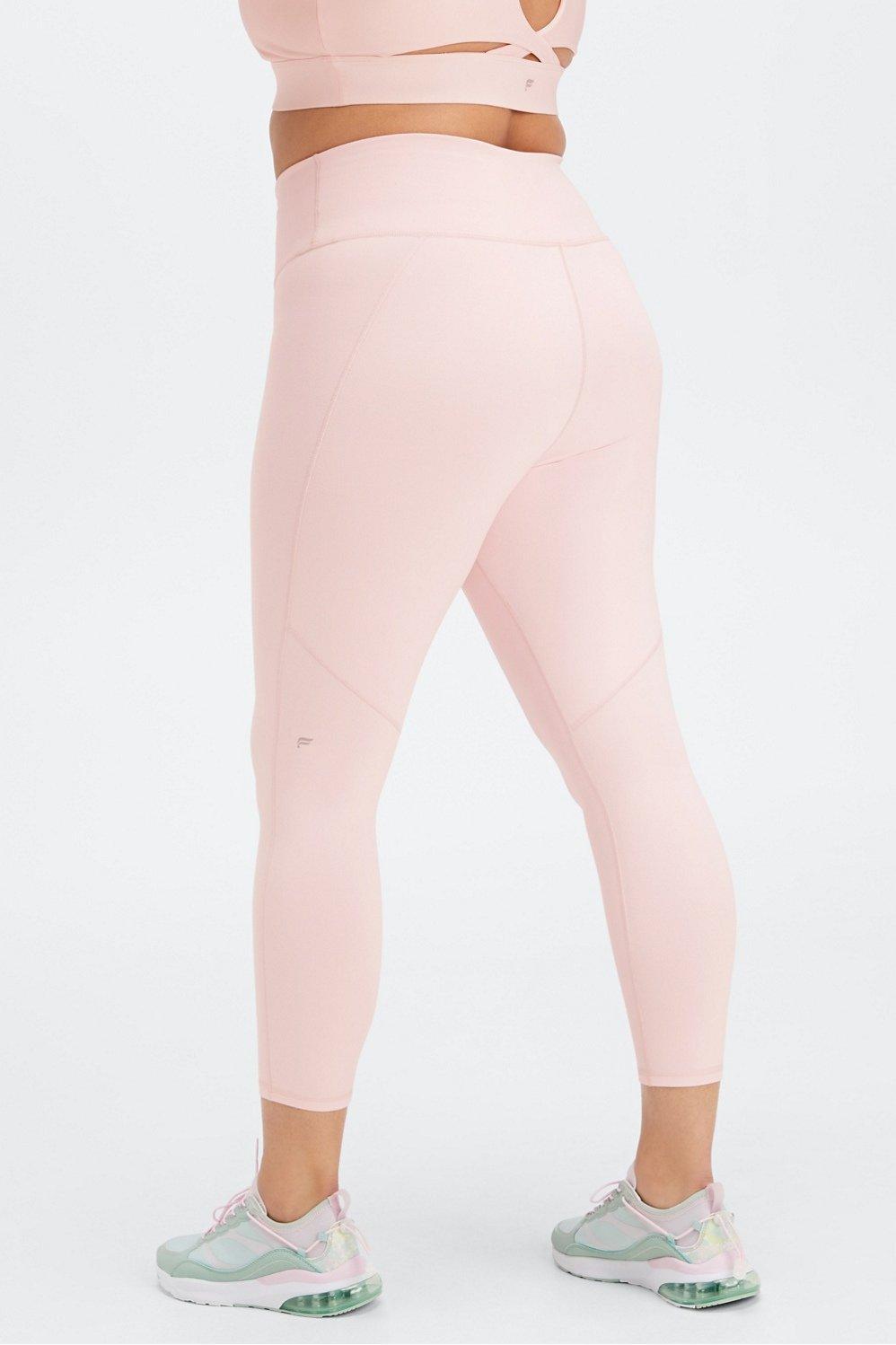 Fabletics Define High-Waisted 7/8 Legging Womens pink Size XS Product Image