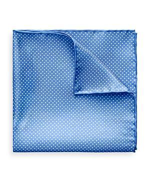 Eton Polka Dot Silk Pocket Square Product Image