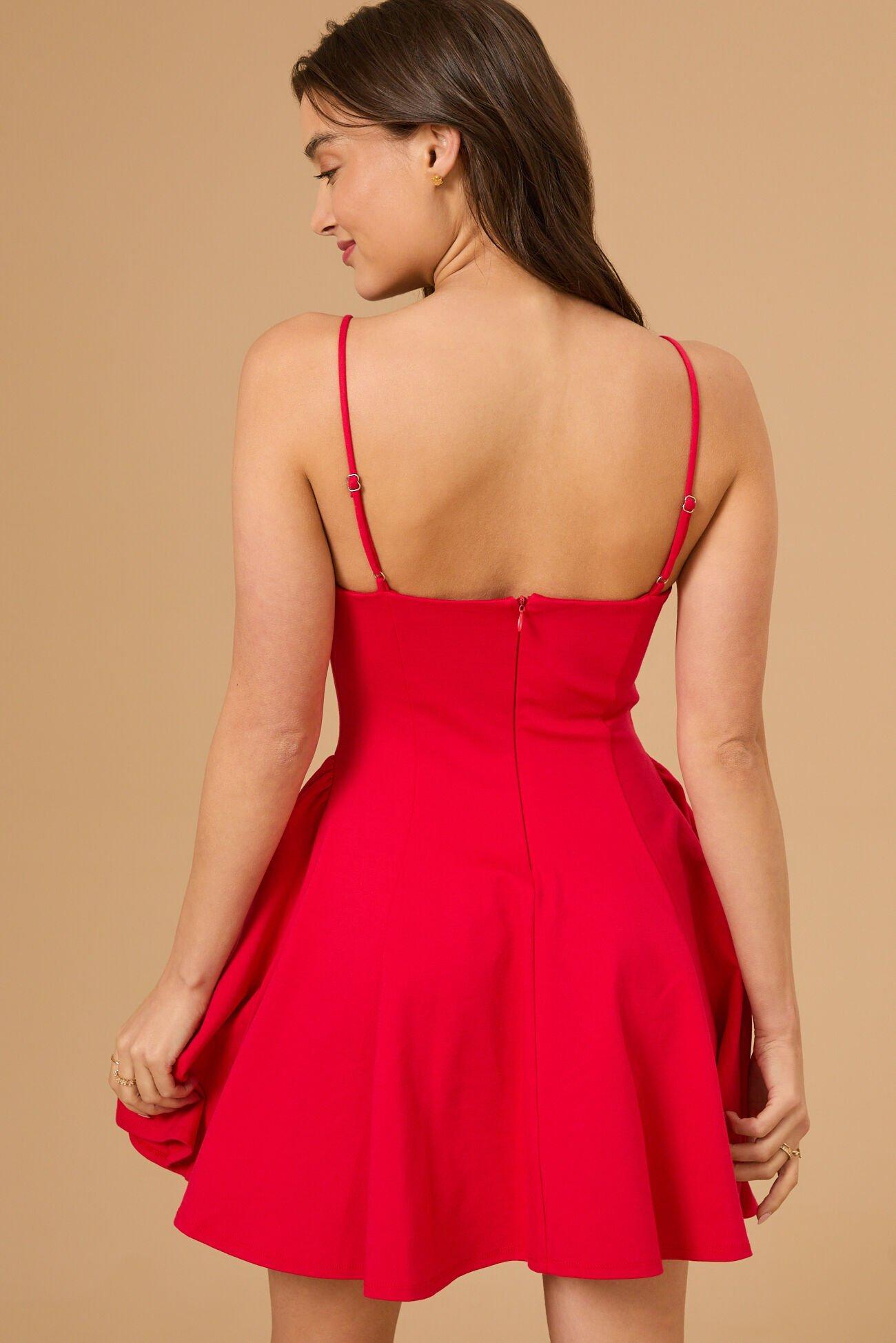 Parker Bow Mini Dress Product Image