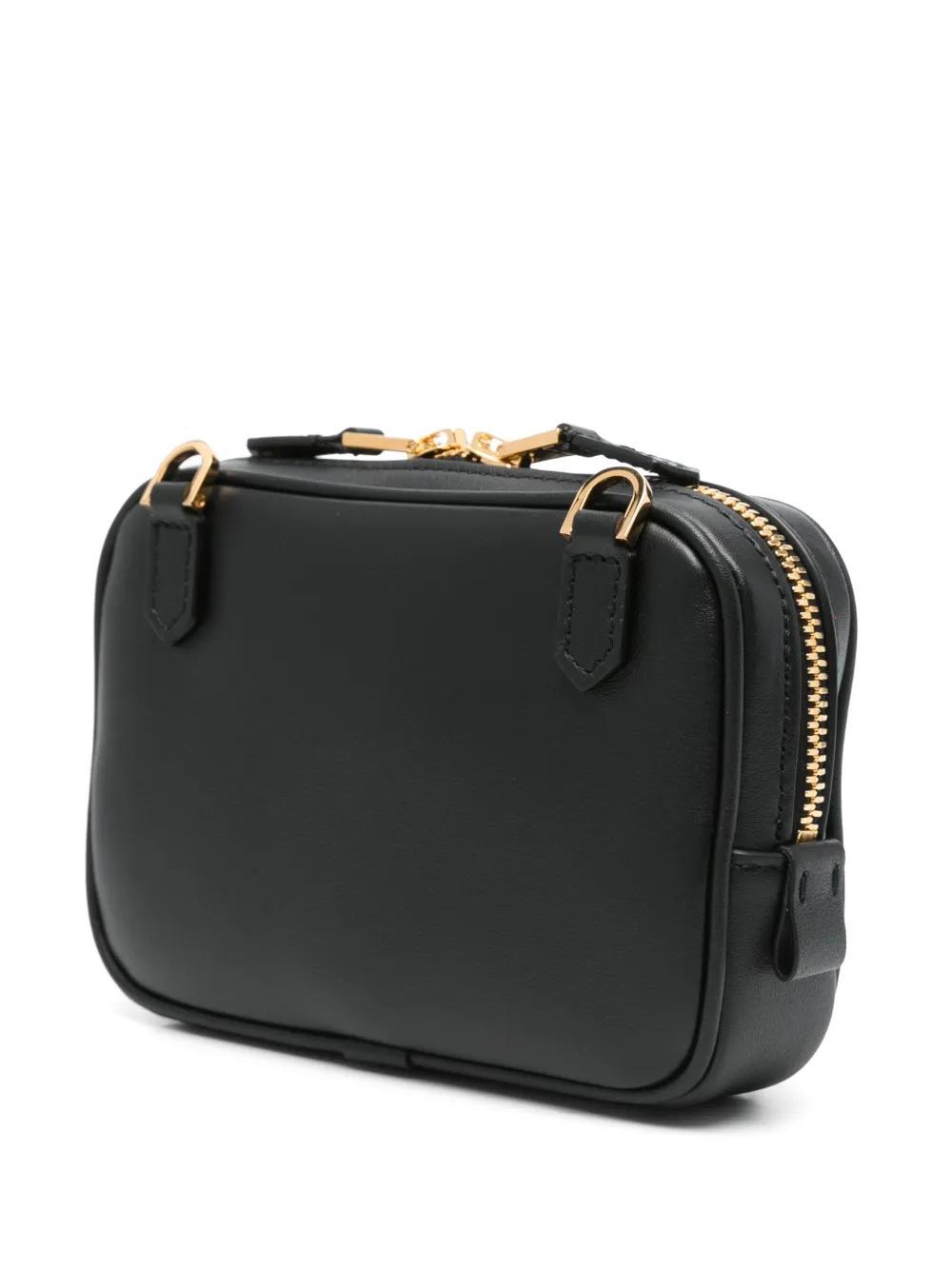 small leather messenger bag Product Image