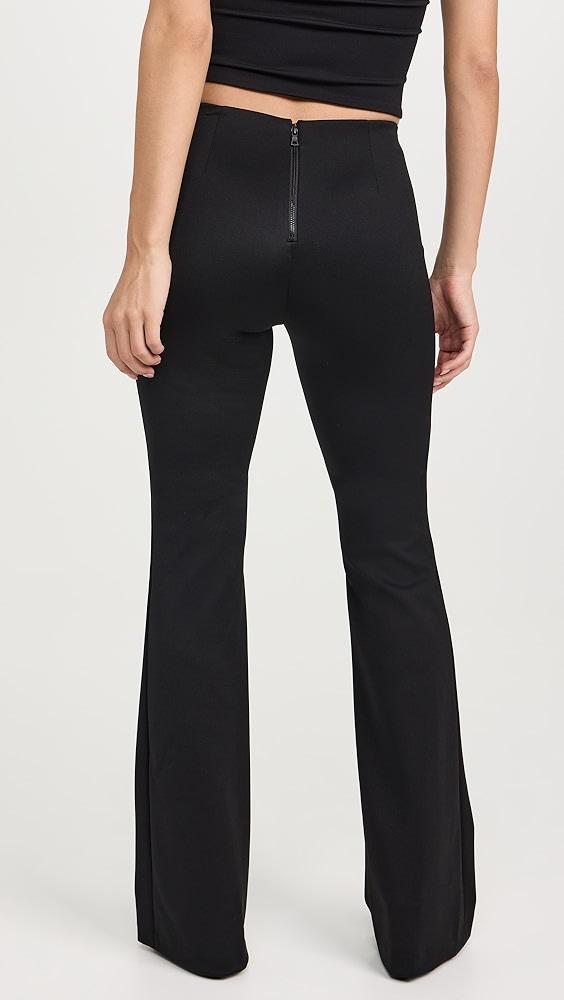 alice + olivia RMP Back Zip Bootcut Pants | Shopbop Product Image