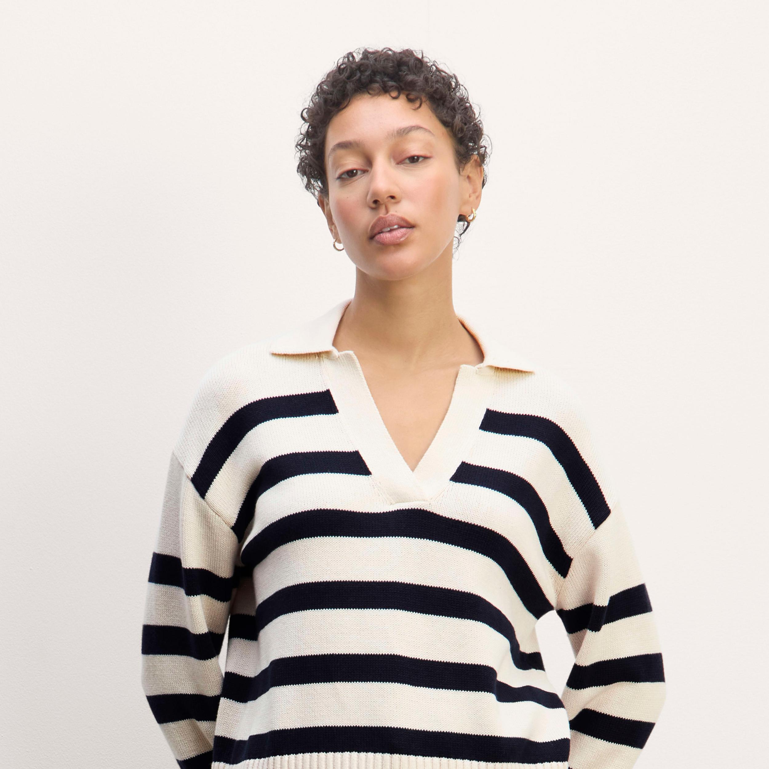 The Boxy Polo in Everyday Cotton Product Image