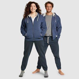 Eddie Bauer Signature Faux Shearling-Lined Full-Zip Hoodie Product Image