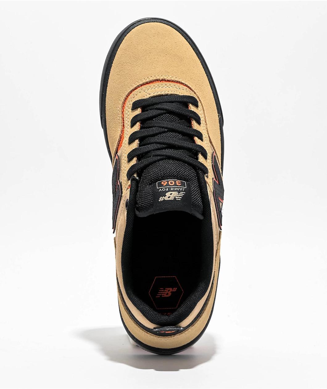 New Balance Numeric 306 Jamie Foy Khaki & Black Skate Shoes Product Image