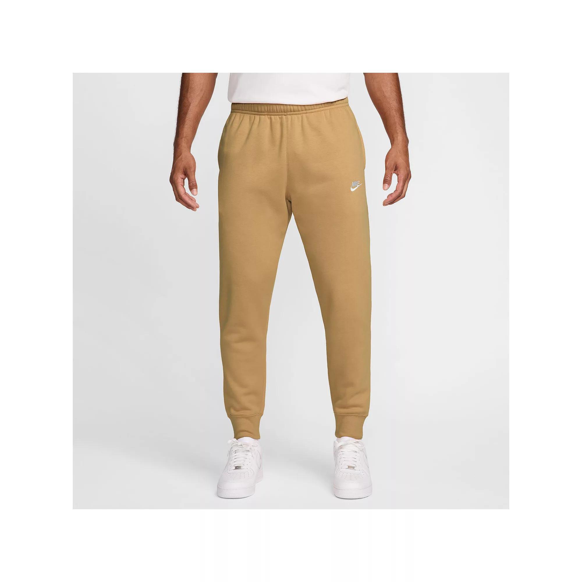 Men's Nike Sportswear Club Fleece Joggers, Size: XL, Brown Moon Product Image