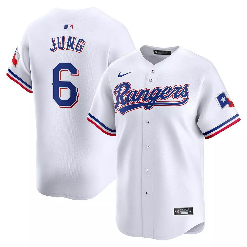 Men's Nike Josh Jung White Texas Rangers Home Limited Player Jersey, Size: XL Product Image