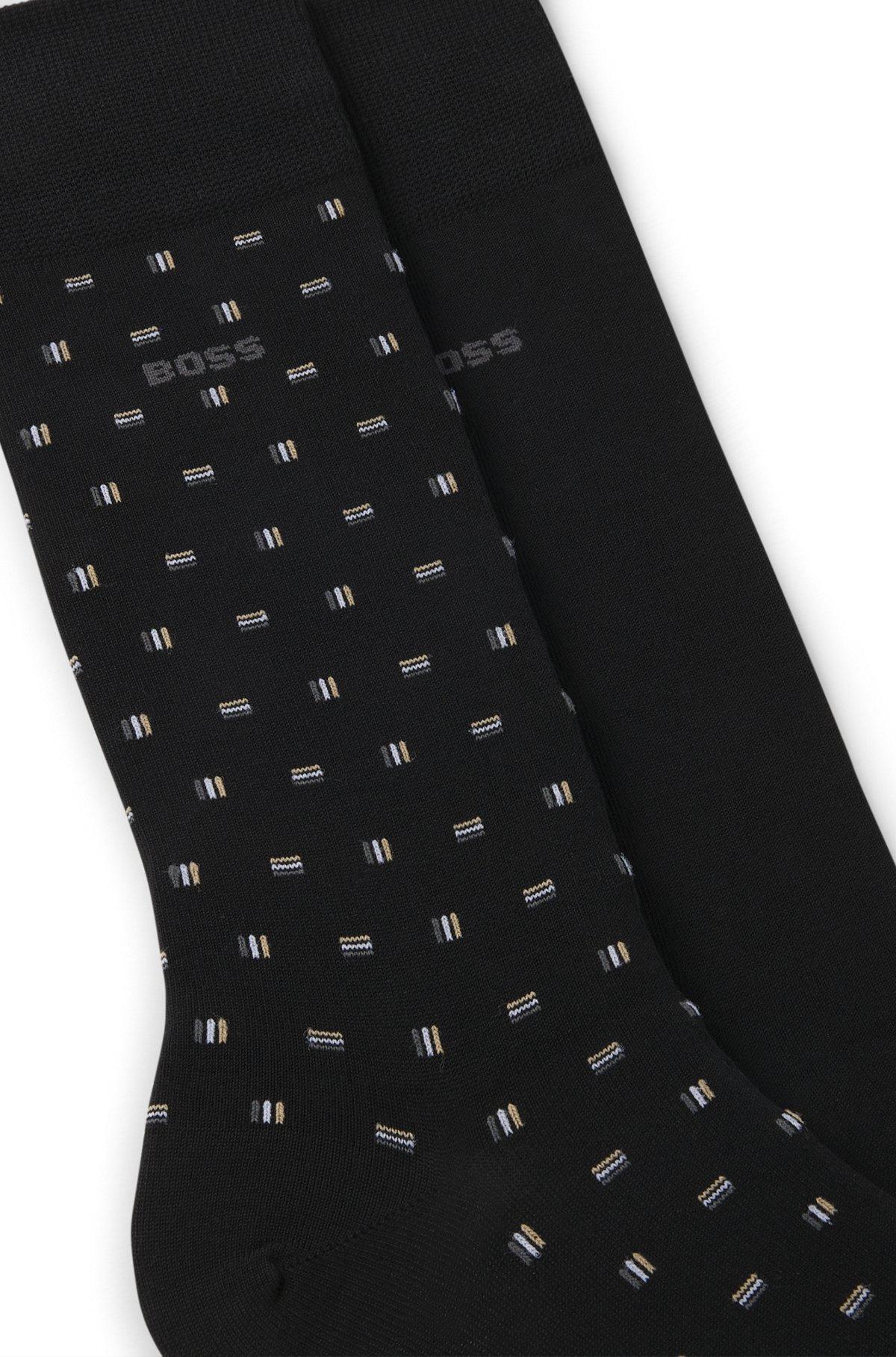 Two-pack of regular-length socks in cotton Product Image