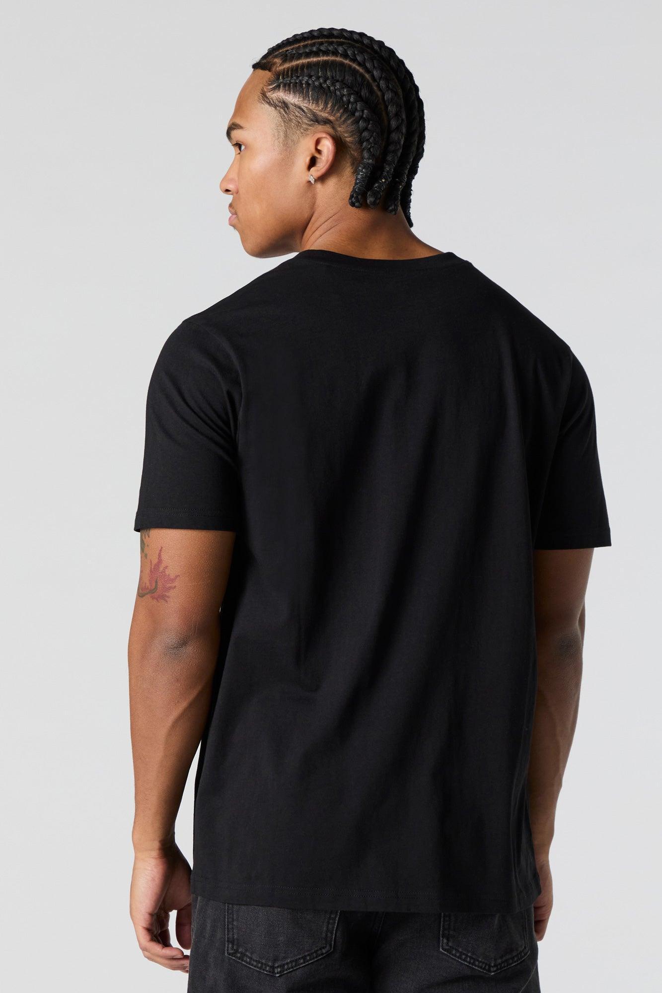 Solid Henley T-Shirt Male Product Image