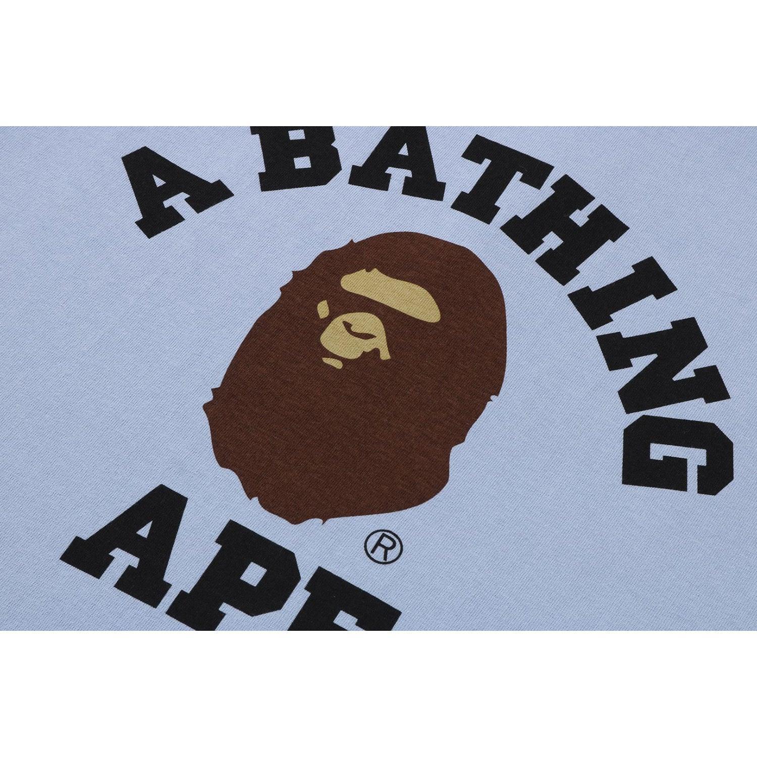 BAPE MENS PIGMENT COLLEGE T-SHIRT Male Product Image