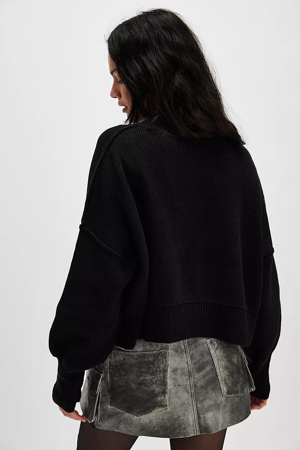 Free People Easy Street Crop Pullover Product Image