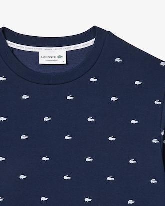 Crocodile Print Loungewear Sweatshirt Product Image