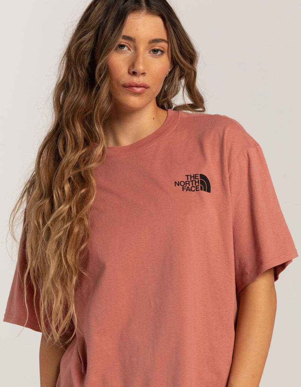 THE NORTH FACE Graphics Womens Oversized Tee - MAUVE Product Image