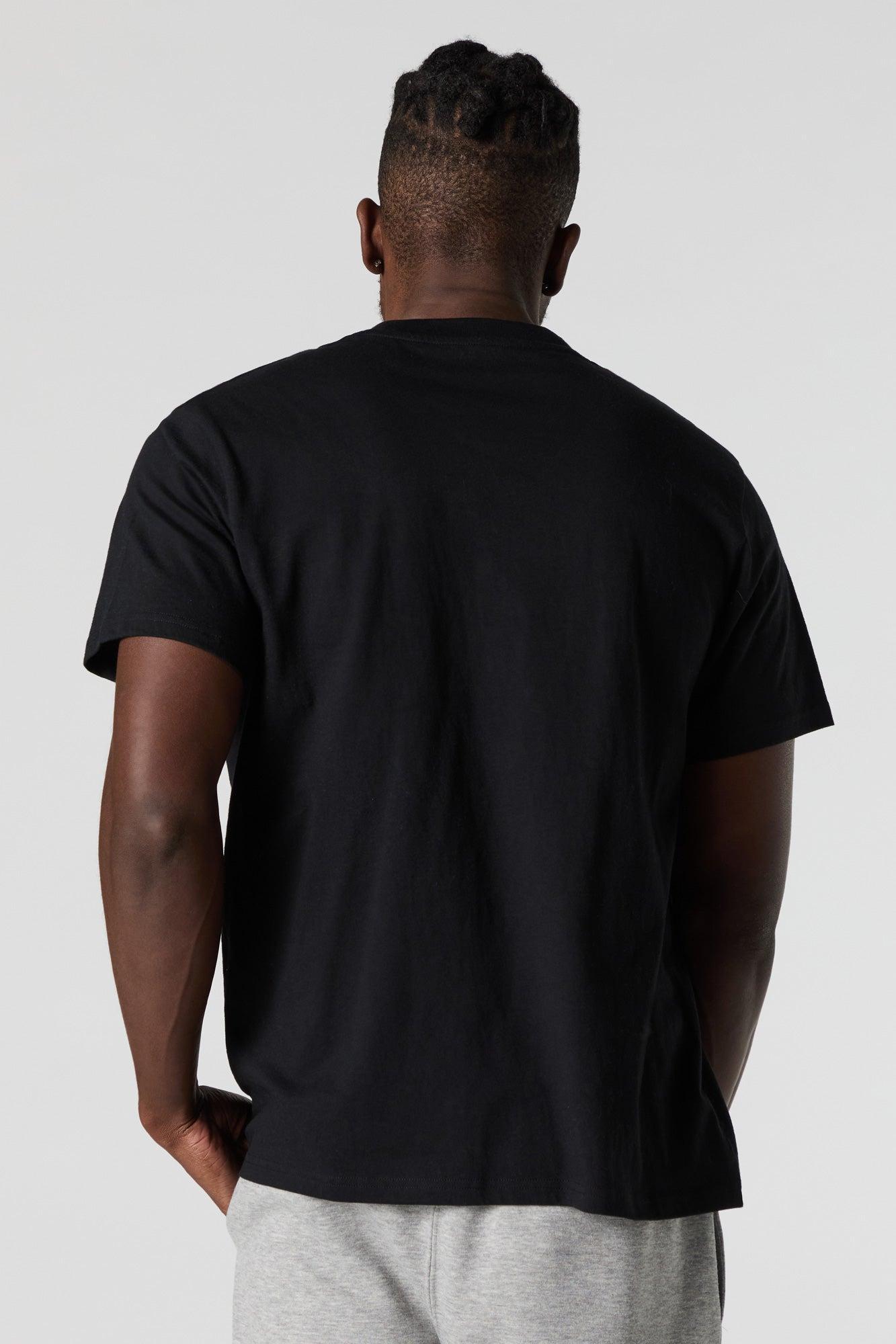 Solid V-Neck T-Shirt Male Product Image