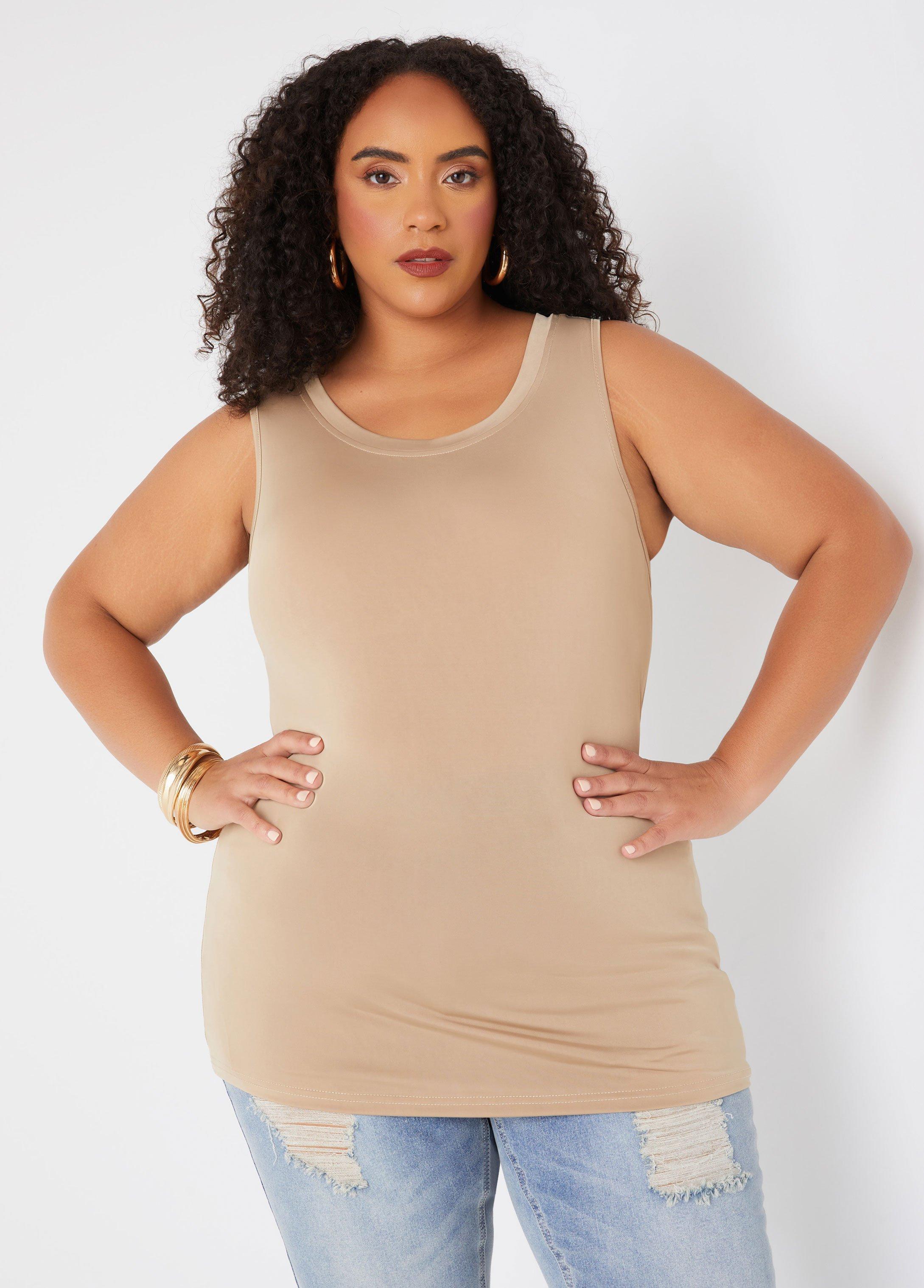 Plus Size The Basic Knit Cami Top Ashley Stewart Product Image