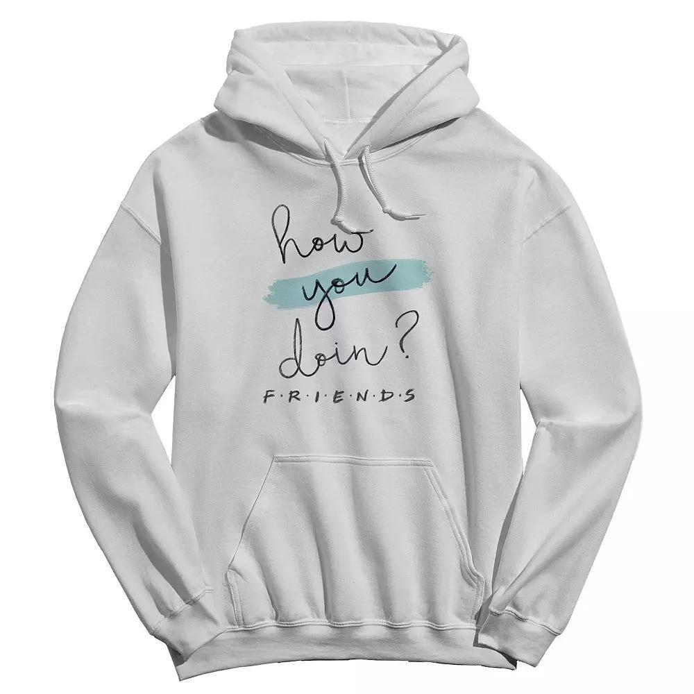 Men's How You Doin Graphic Hoodie, Size: XL, White Product Image