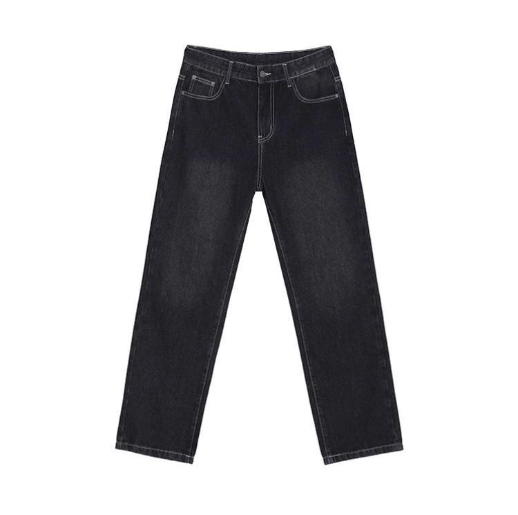 RT No. 11429 BLACK DENIM JK & BOTTOM JEANS Product Image