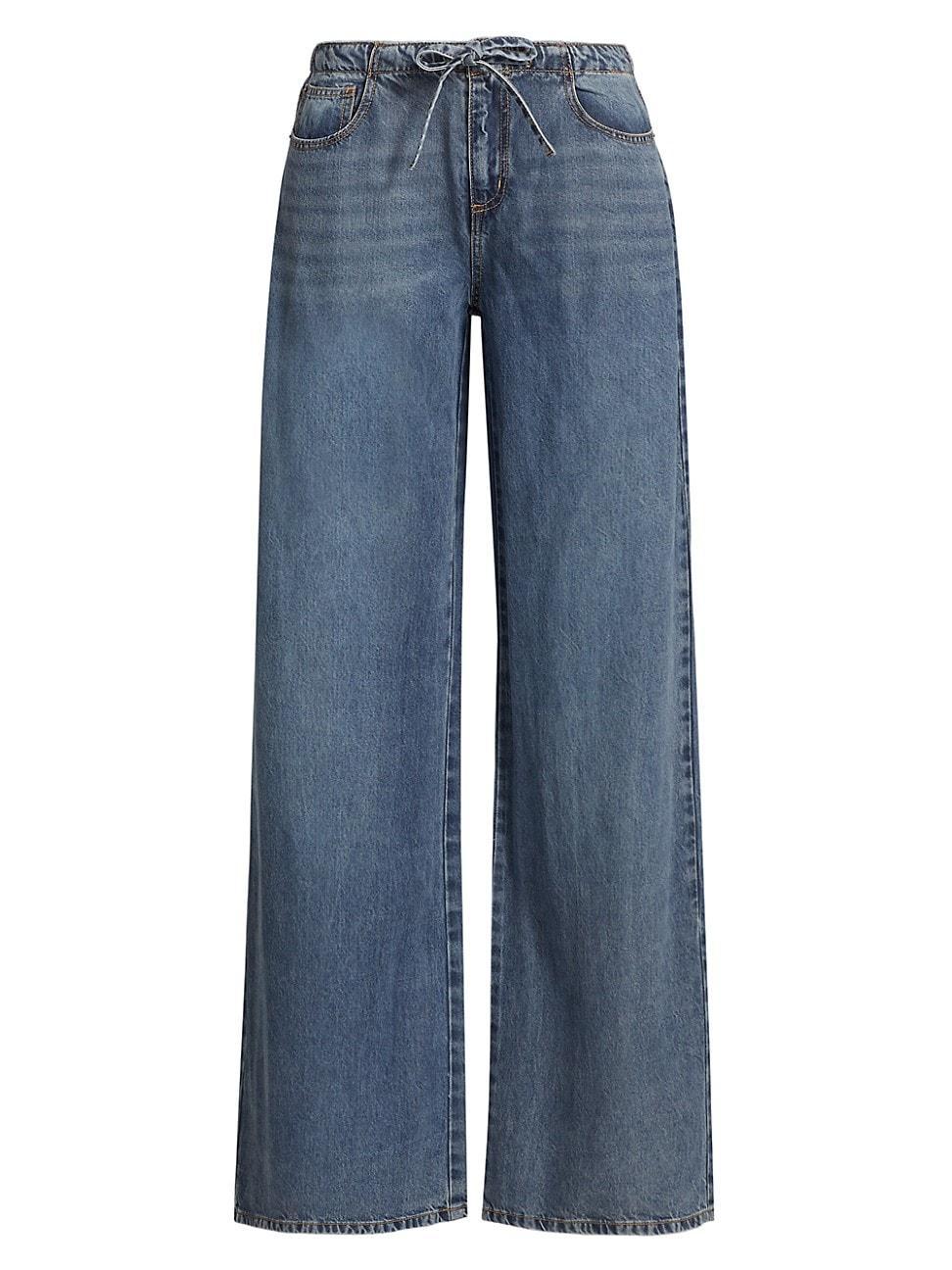 Womens Lounge Denim Pants Product Image