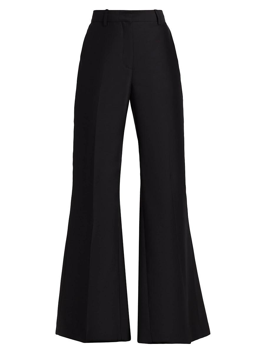 Womens Leyva Wool-Silk Flared Pants Product Image