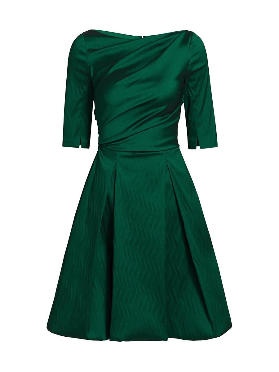 Womens Taffeta Fit & Flare Minidress Product Image