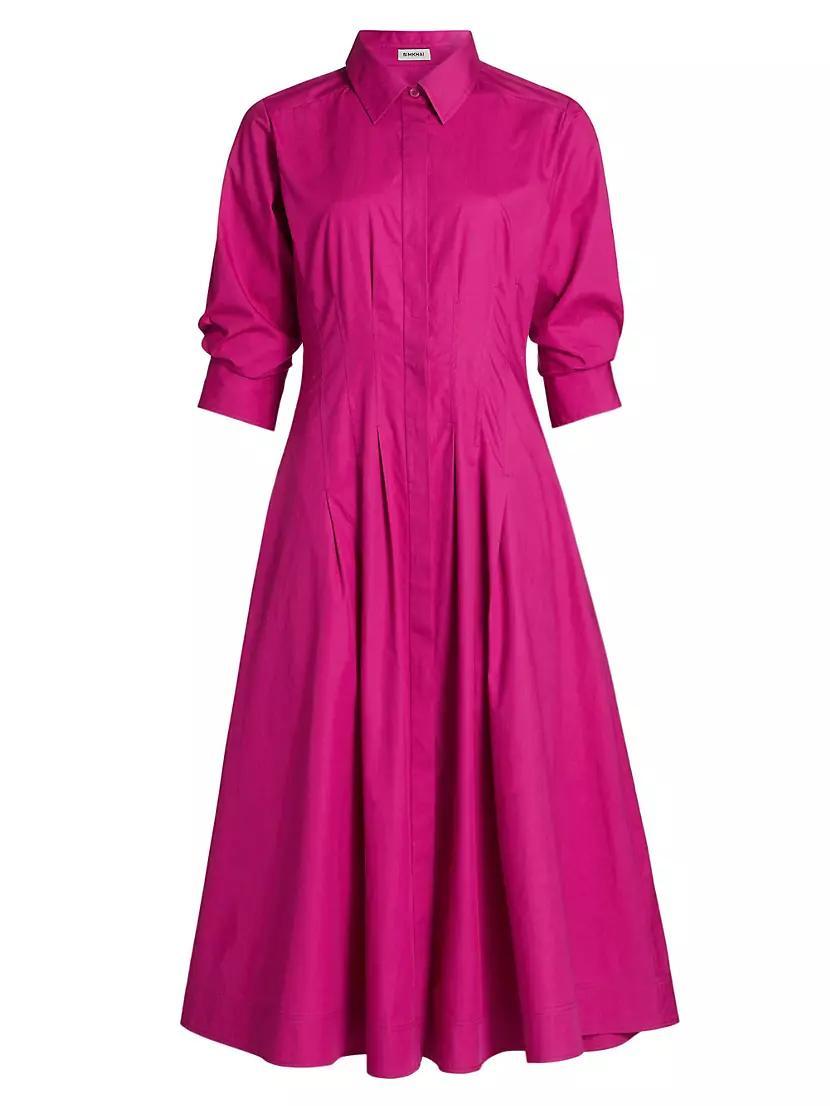 Womens Jazz Bubble Hem Midi-Dress Product Image