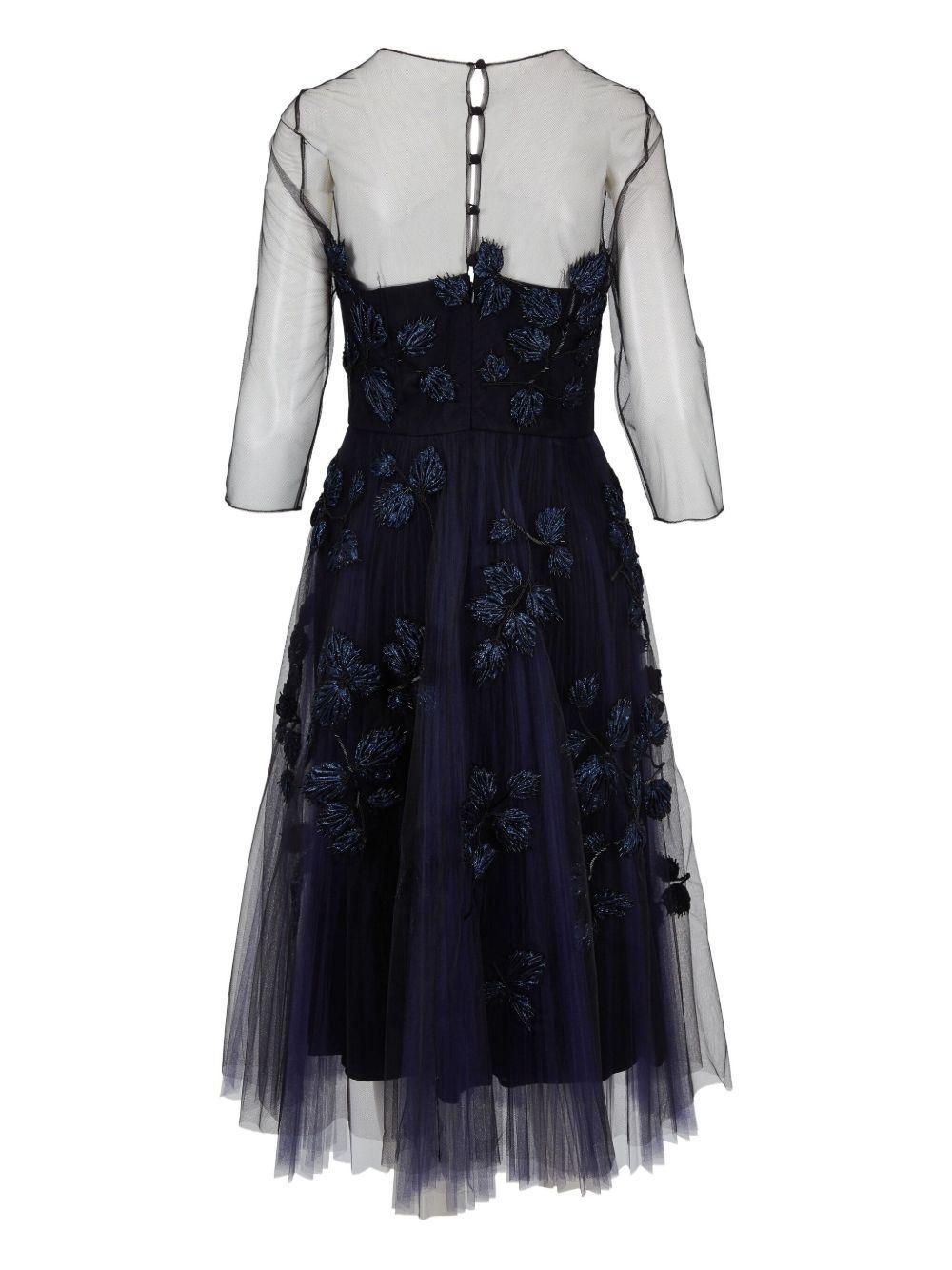 embellished tulle midi dress Product Image