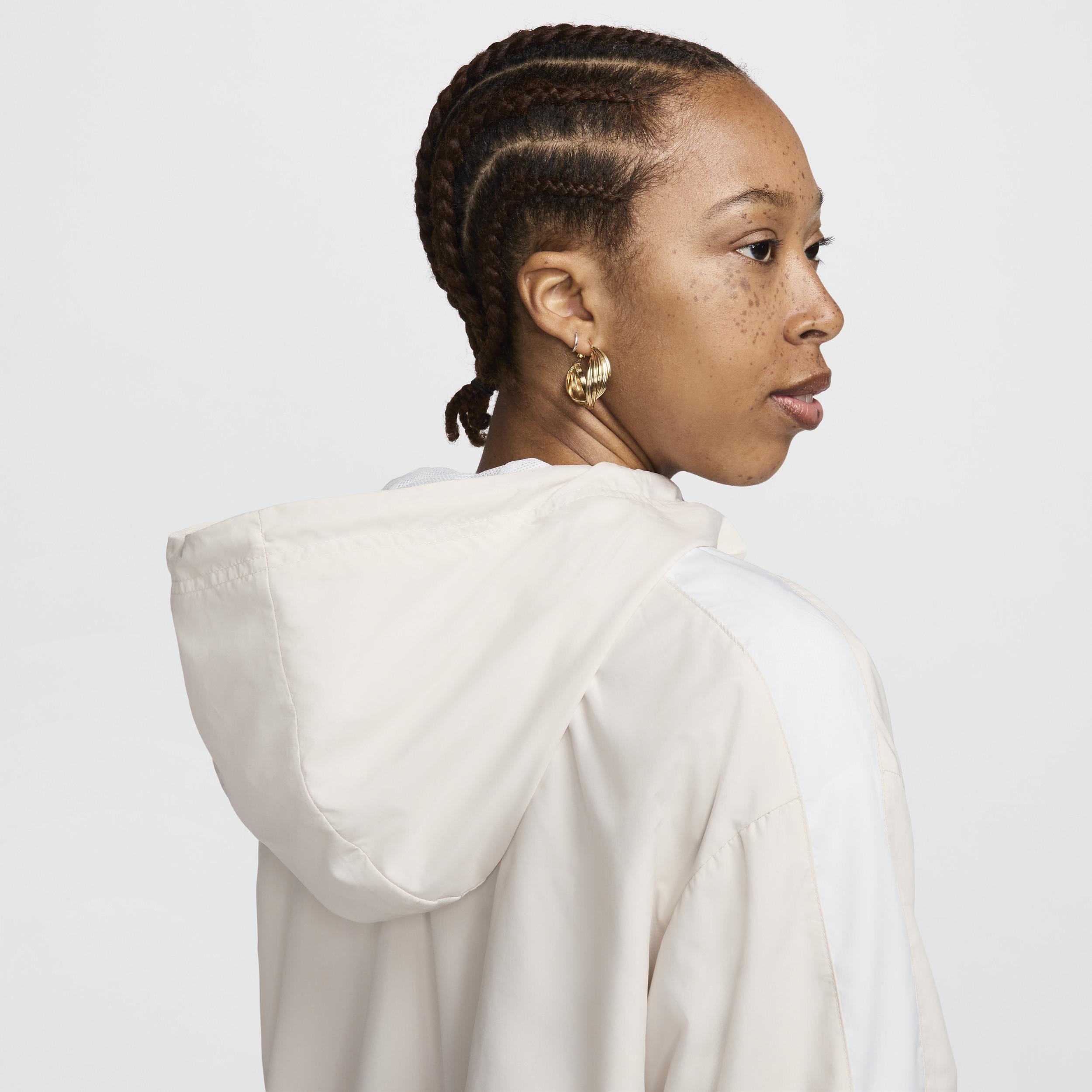 Womens Nike Sportswear Classic Wovens Loose UV Hooded Jacket Product Image