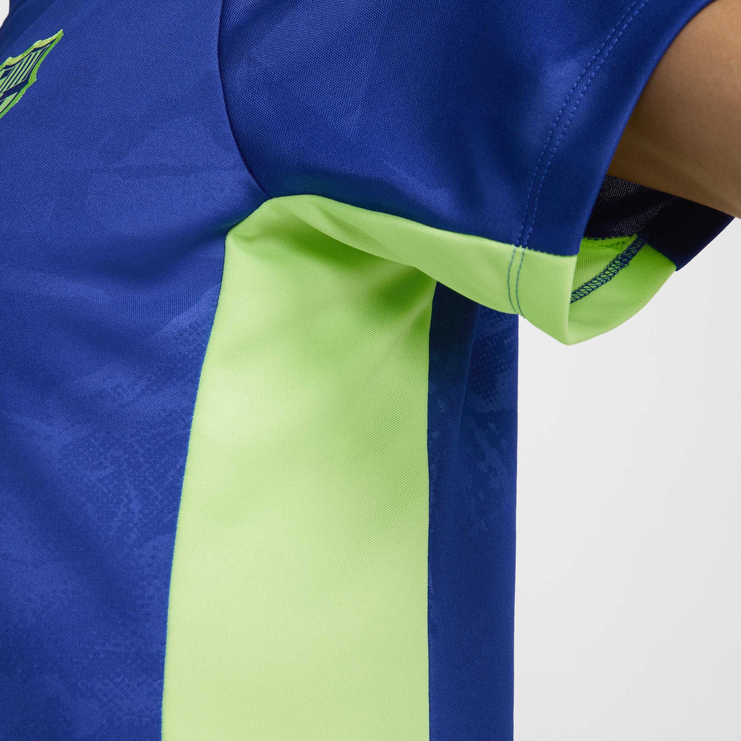 Women's Nike  Royal Barcelona 2024/25 Academy Pro Pre-Match Top, Size: Large, Bar Blue Product Image