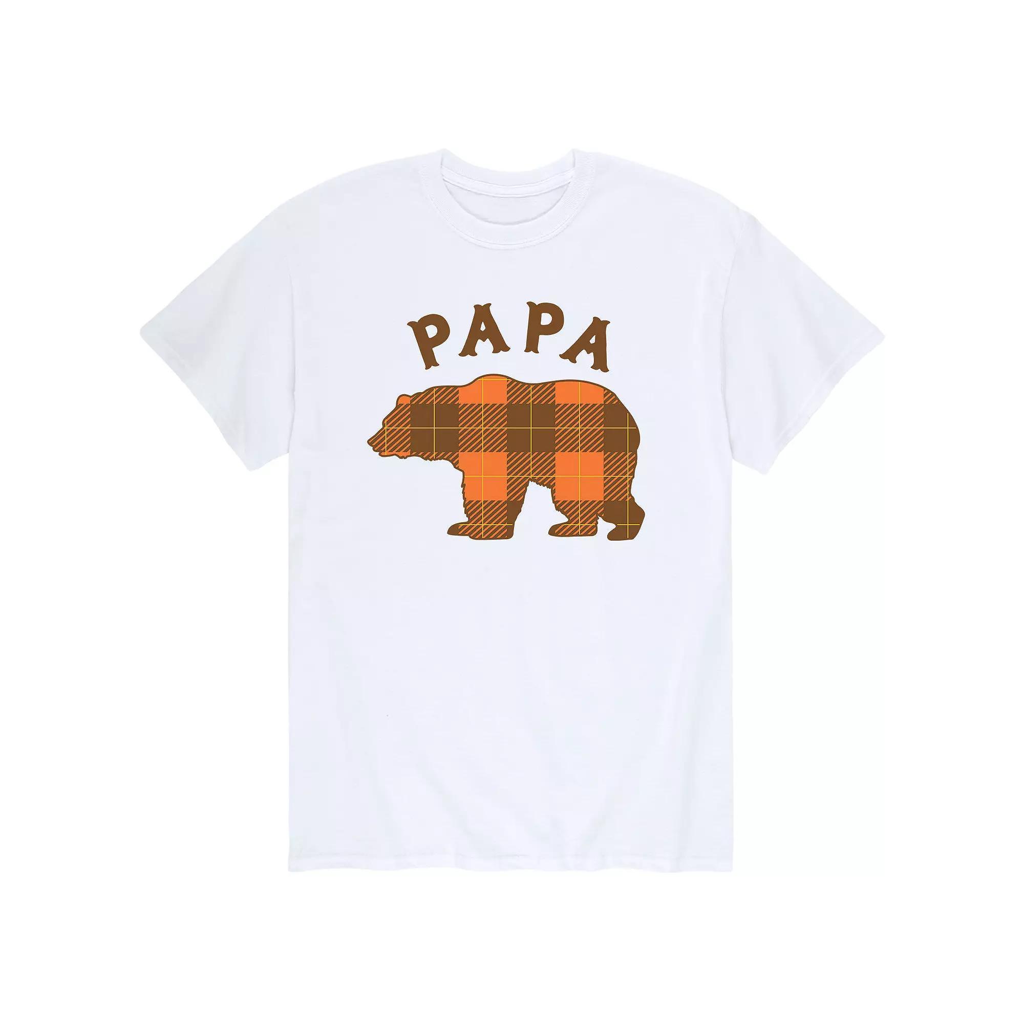 Mens Fall Bear Papa Tee Product Image