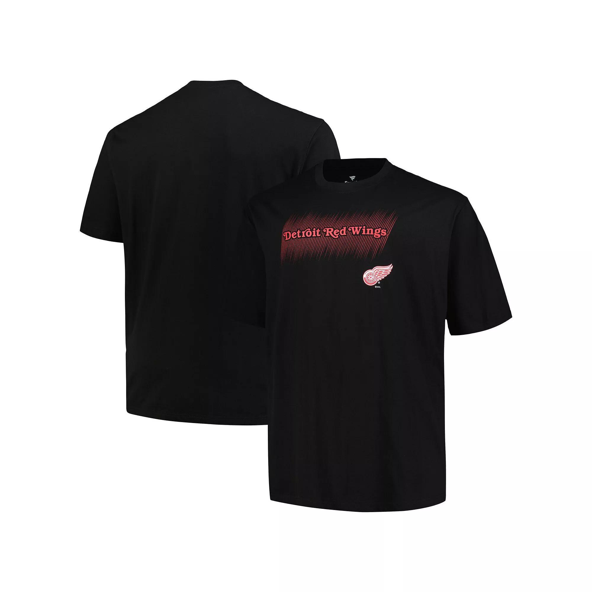 Mens Fanatics Branded Detroit Red Wings Big & Tall Wordmark T-Shirt Product Image
