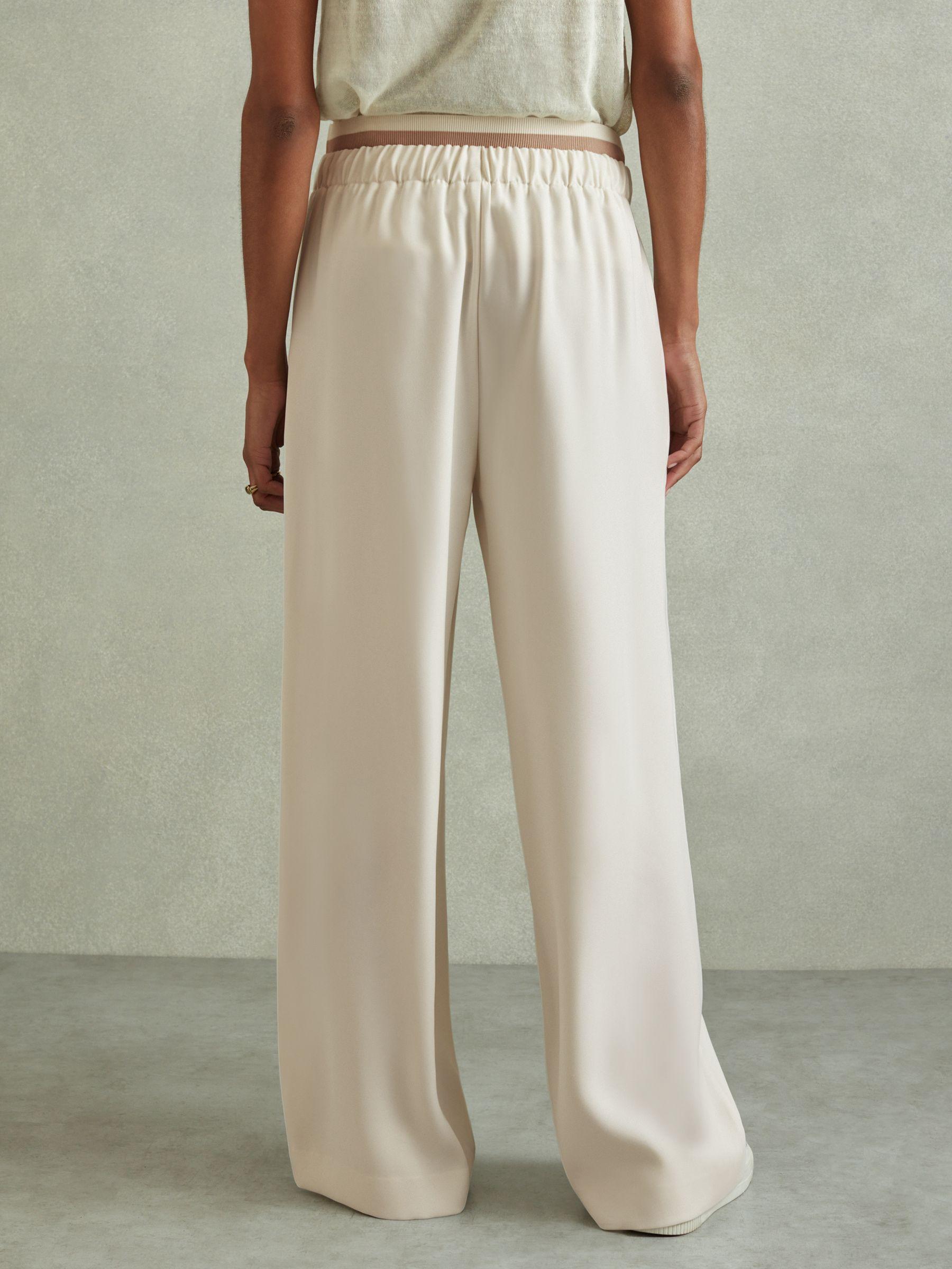 Petite Linen Belted Sleeveless Midi Dress in Neutral Product Image