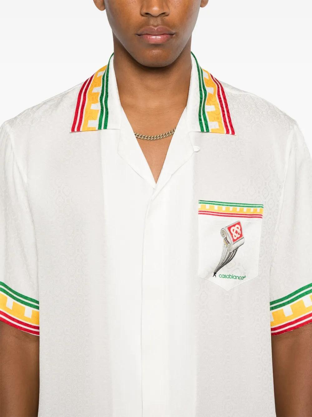logo monogram pattern shirt Product Image