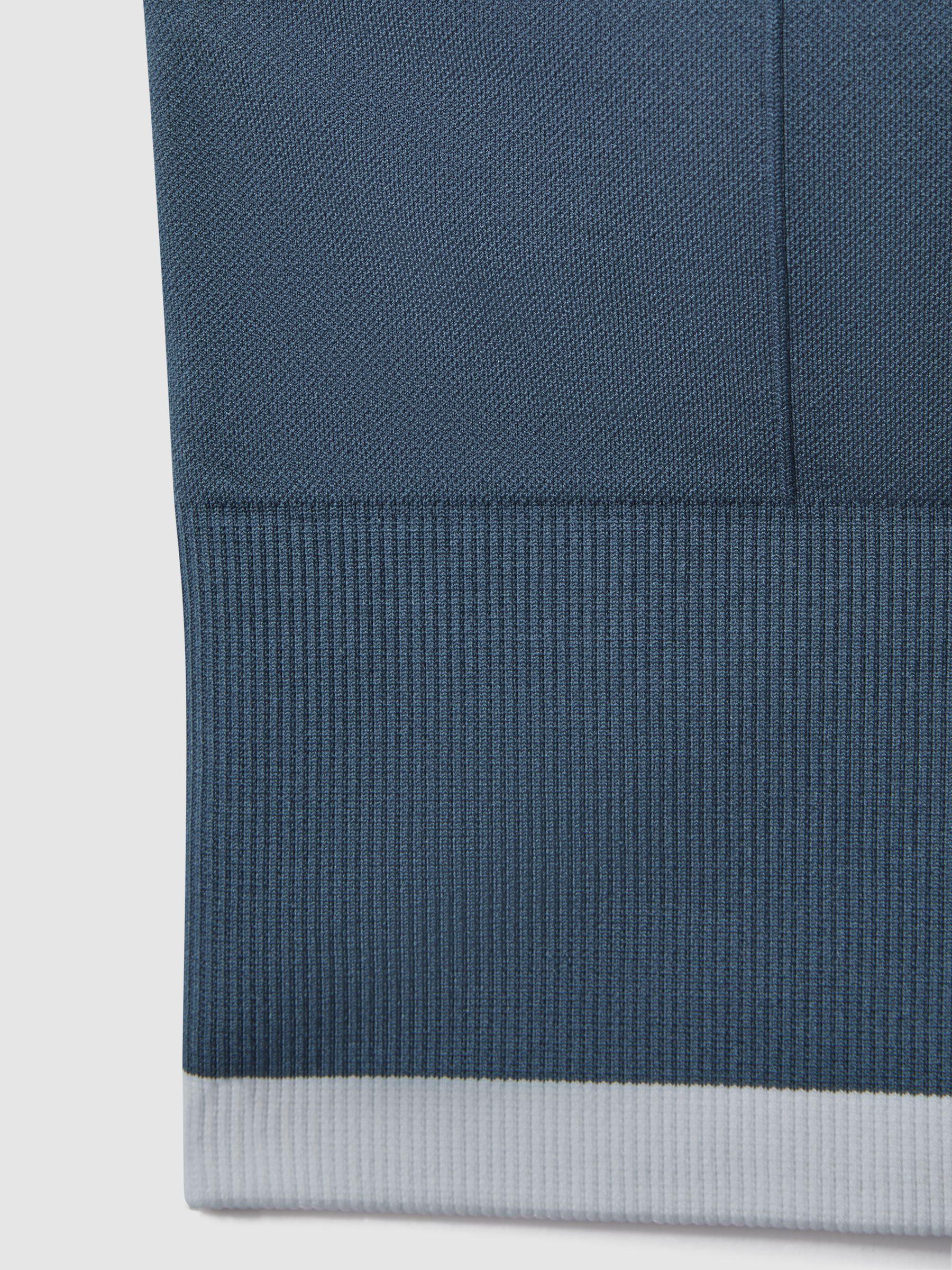The Upside V-Neck Sports Bra in Blue Product Image