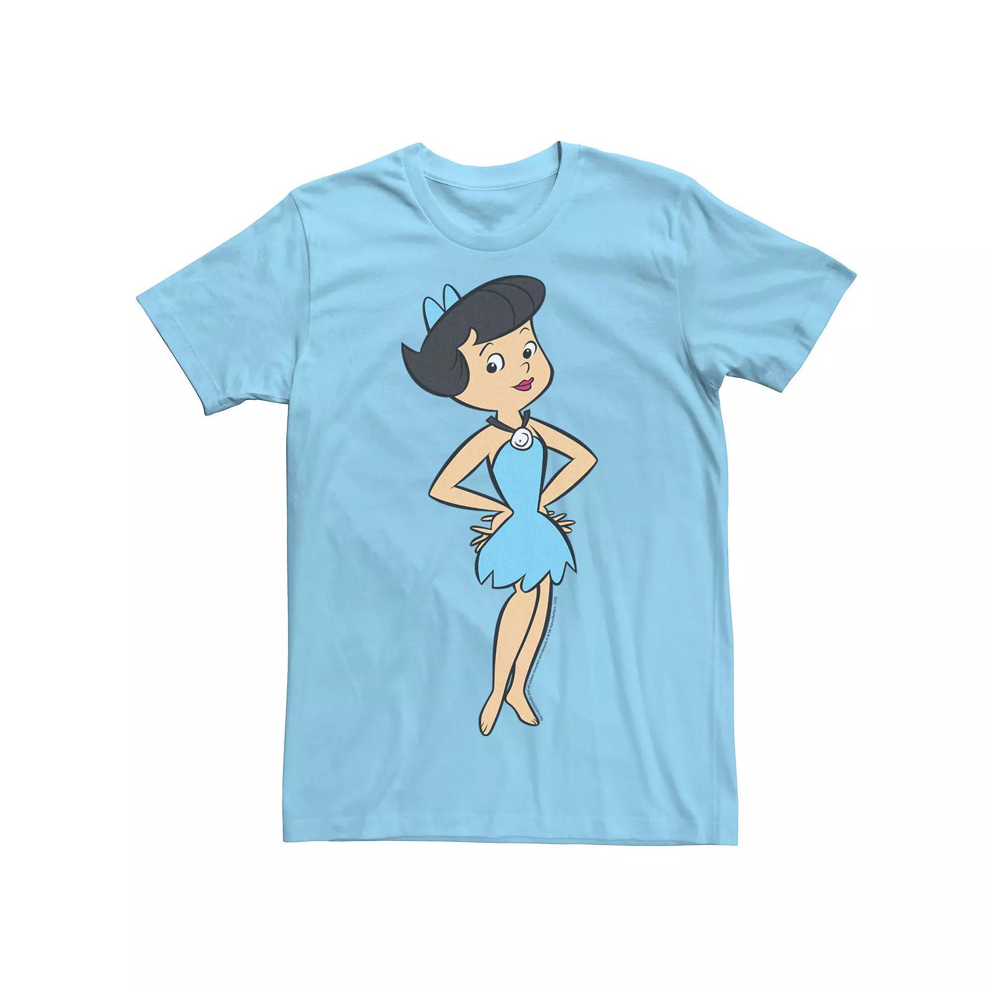 Men's Flinstones Big Betty Solo Poster Tee, Size: 3XL, Light Blue Product Image