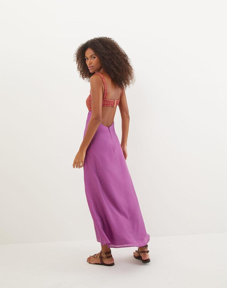 Aria Long Dress - Berry Burst Product Image