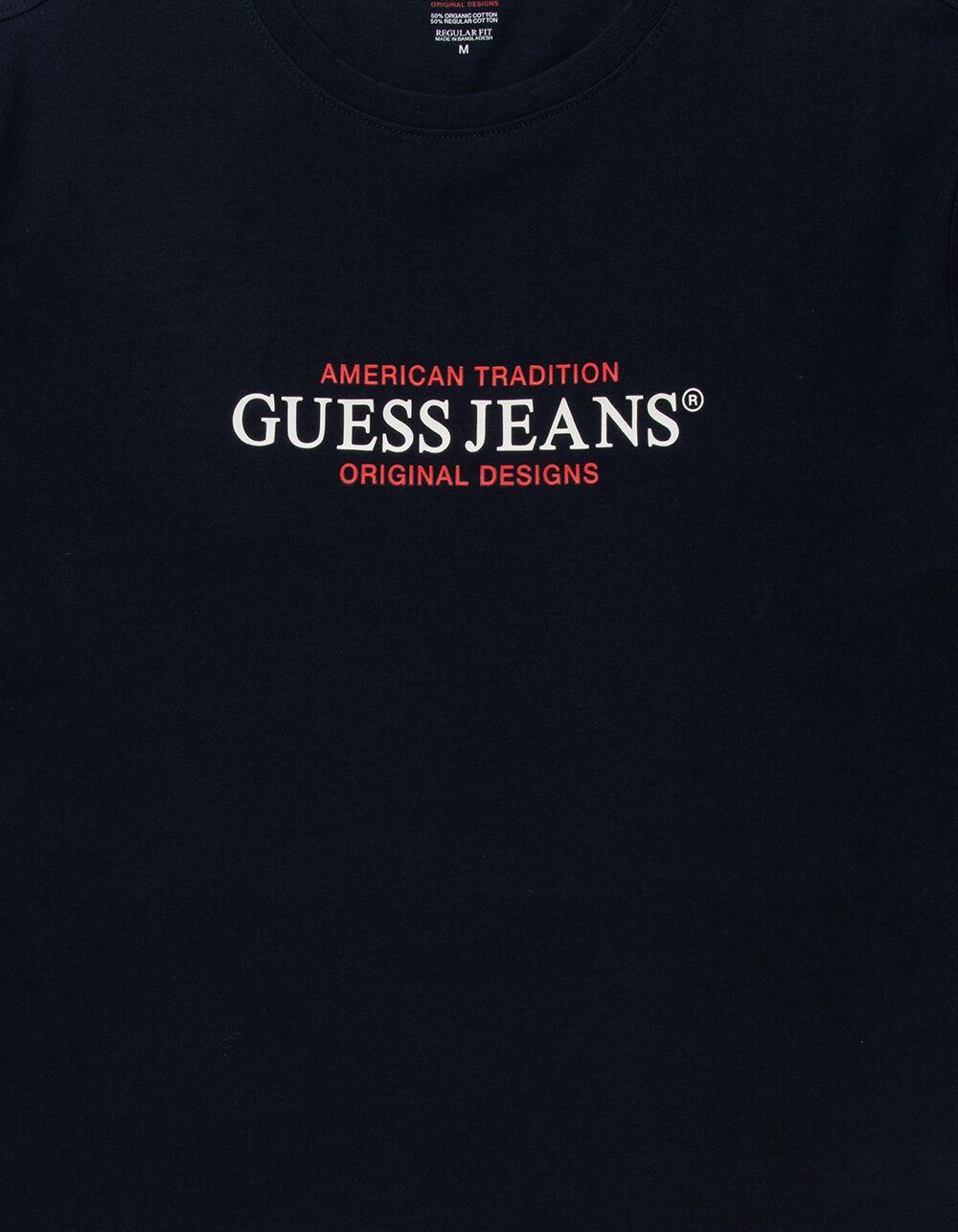 GUESS JEANS American Tradition Mens Tee - NAVY Product Image