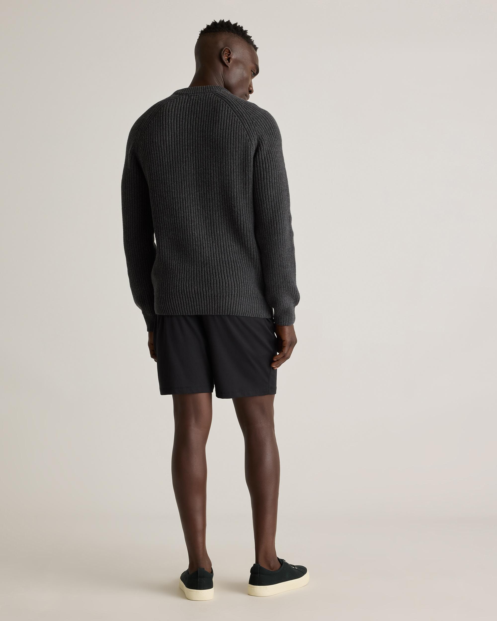 Quince | Men's Fisherman Crew Sweater Organic Cotton Product Image
