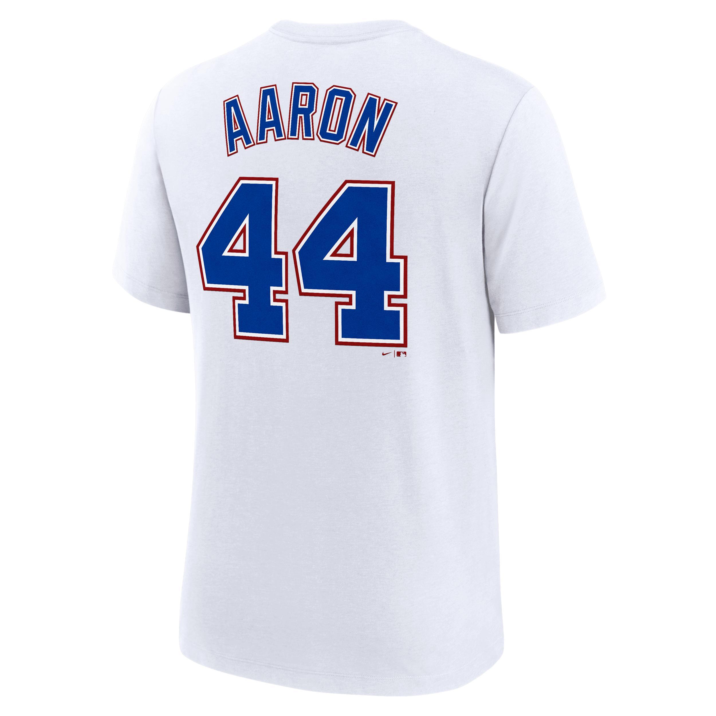 Hank Aaron Atlanta Braves Cooperstown Men's Nike MLB T-Shirt Product Image