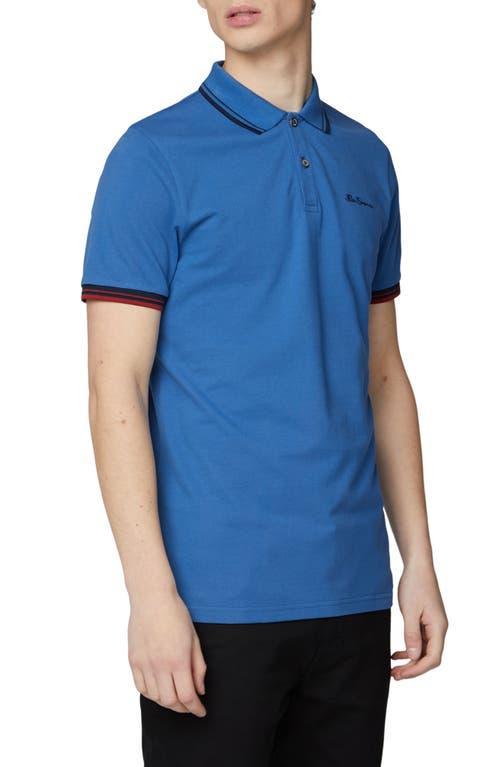 Ben Sherman Mens Signature Tipped Short-Sleeve Polo Shirt Product Image