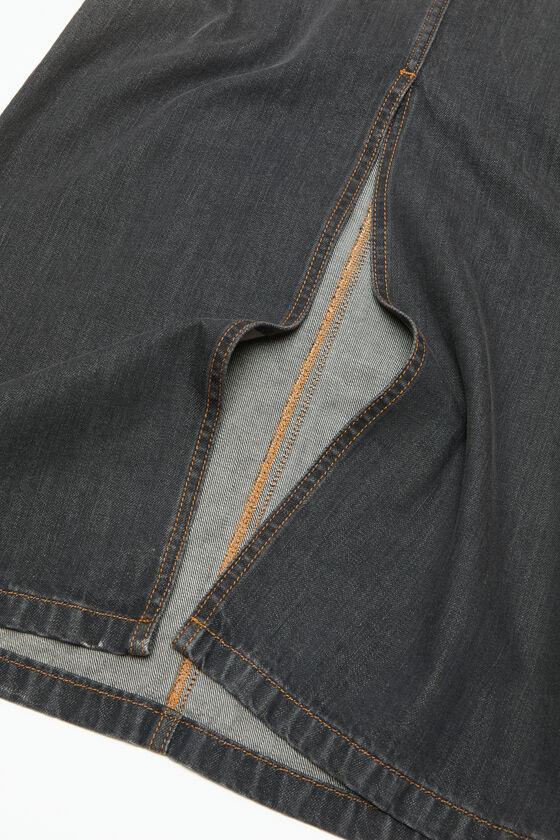 Mid-length denim skirt Product Image